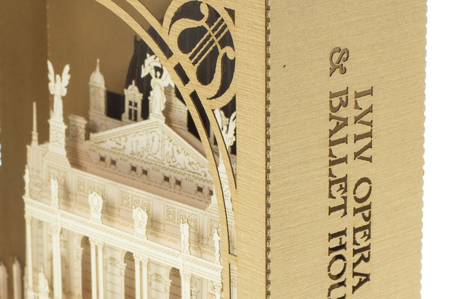 The Opera & Ballet House, Lviv, Ukraine pop-up card - ColibriGift