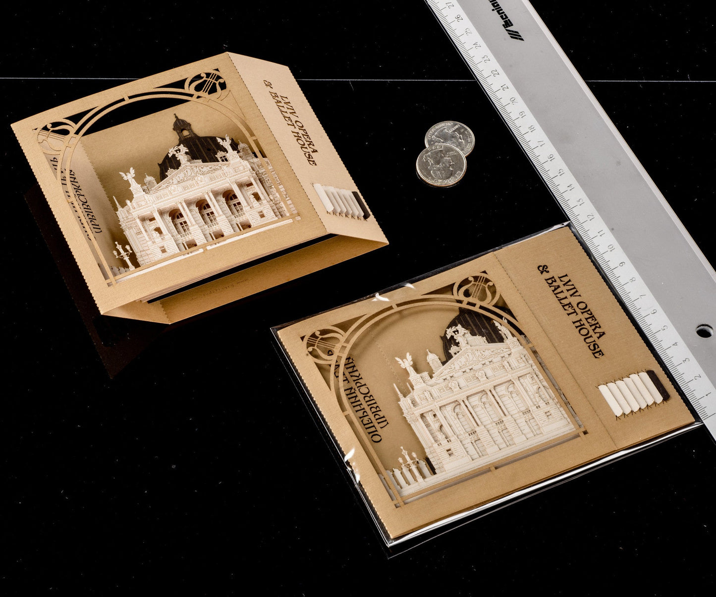 The Opera & Ballet House, Lviv, Ukraine pop-up card - ColibriGift