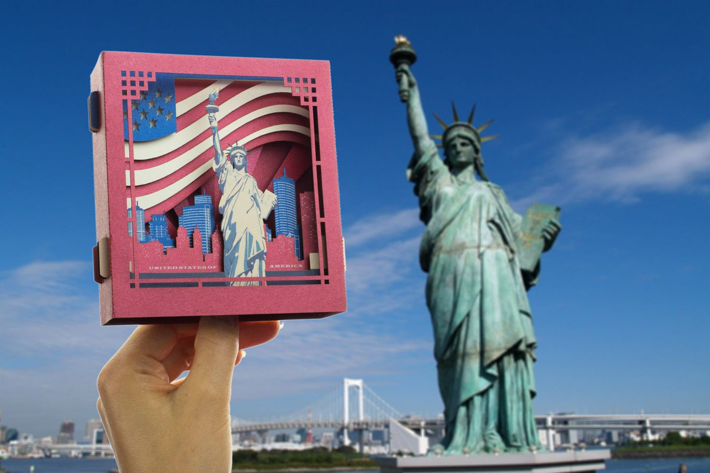 The Statue of Liberty, New York, USA pop-up card - ColibriGift