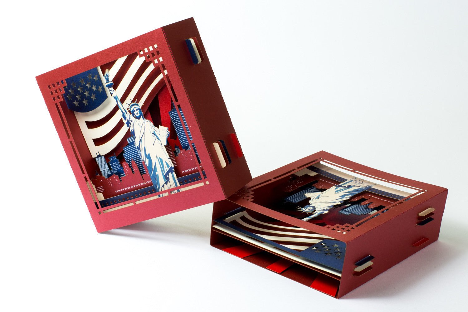 The Statue of Liberty, New York, USA pop-up card - ColibriGift