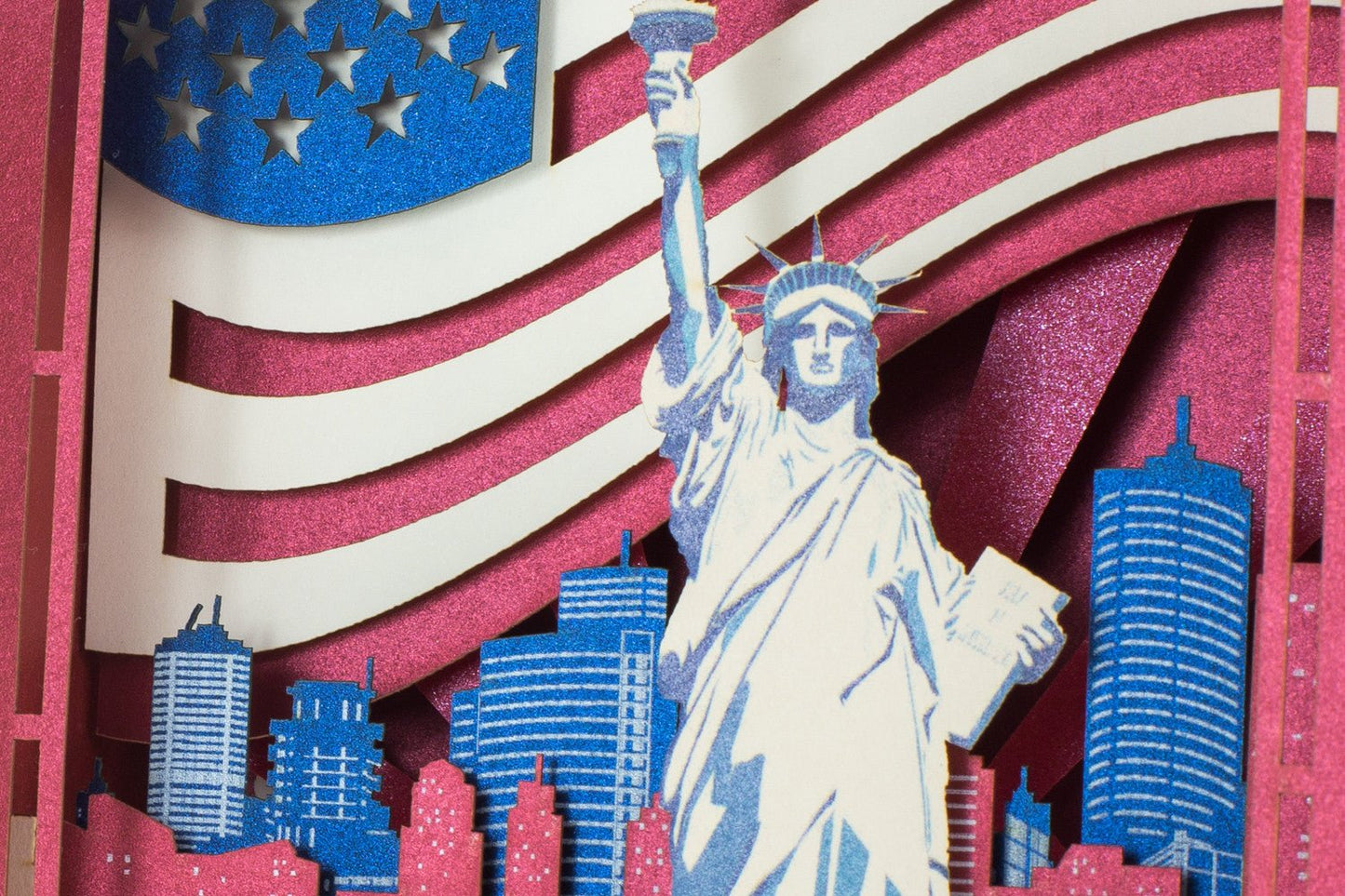 The Statue of Liberty, New York, USA pop-up card - ColibriGift