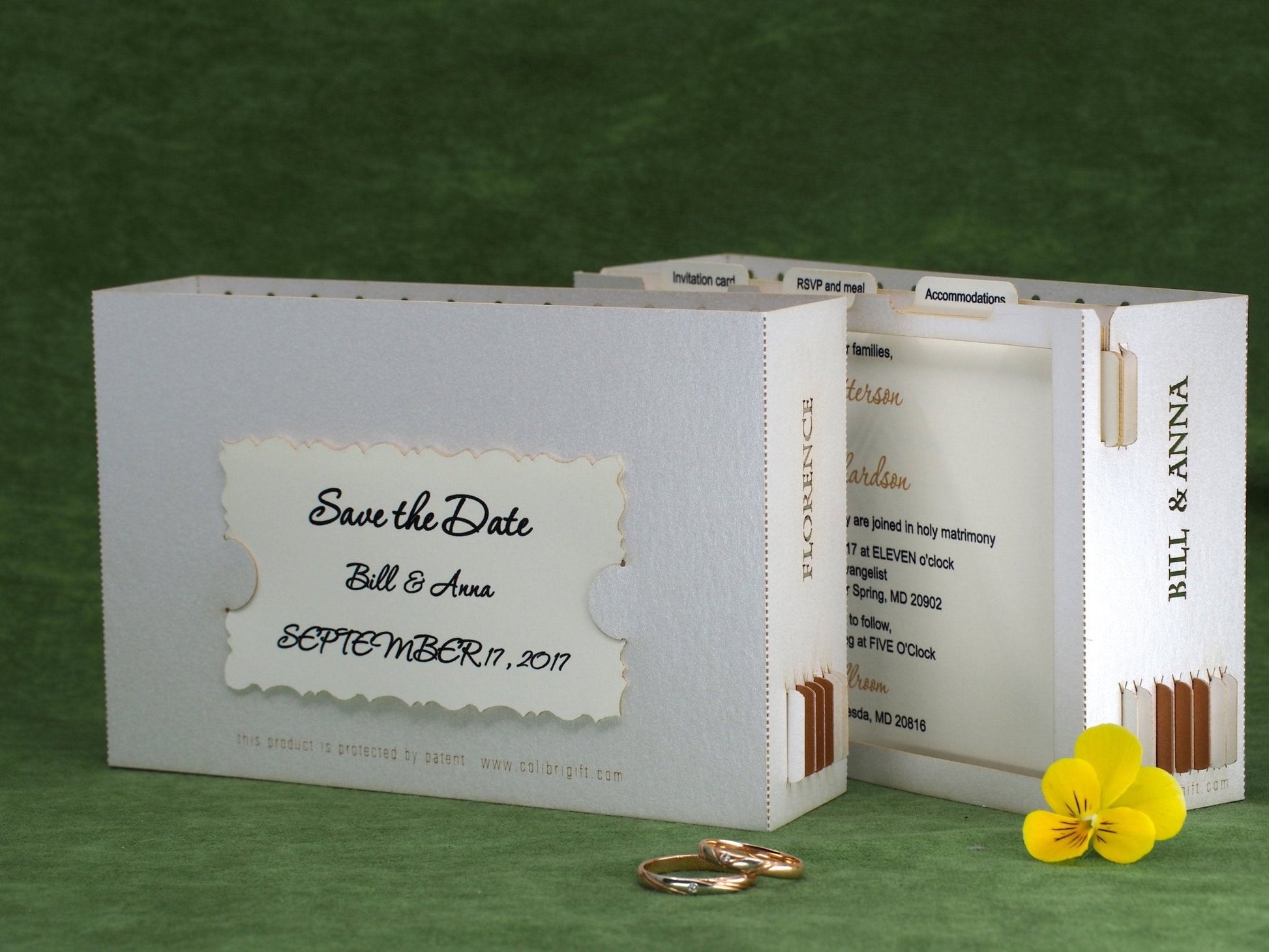 Wedding invitations Duomo Florence Cathedral of Saint Mary of the Flower pop-up card - ColibriGift
