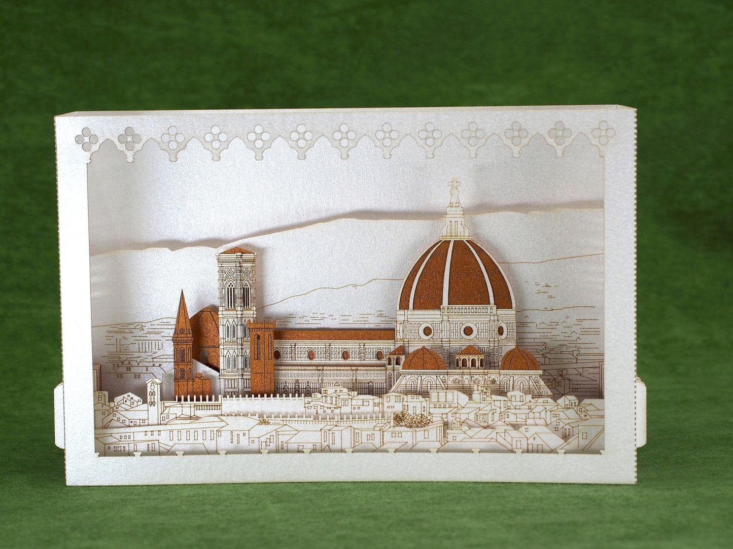Wedding invitations Duomo Florence Cathedral of Saint Mary of the Flower pop-up card - ColibriGift