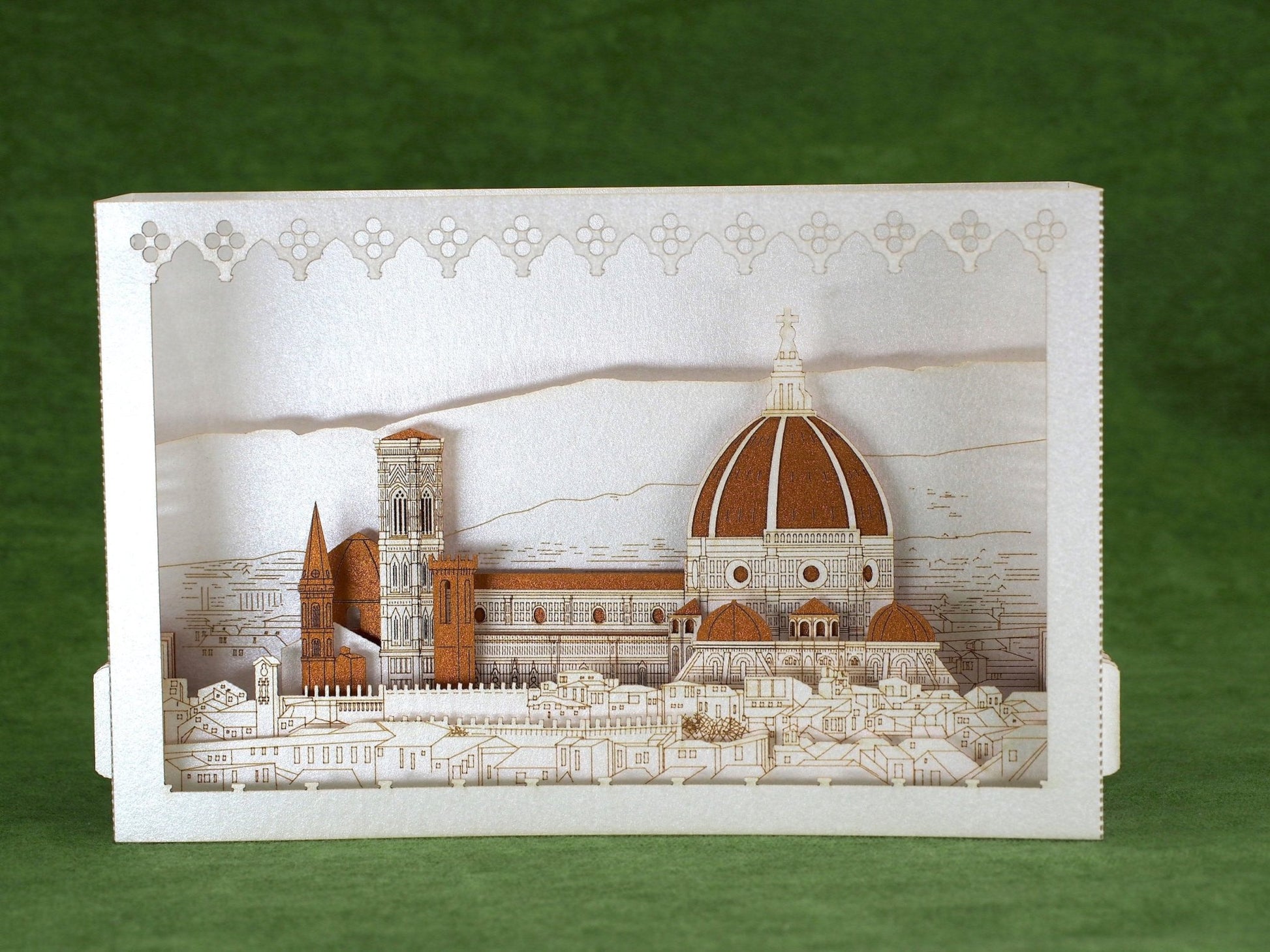 Wedding invitations Duomo Florence Cathedral of Saint Mary of the Flower pop-up card - ColibriGift
