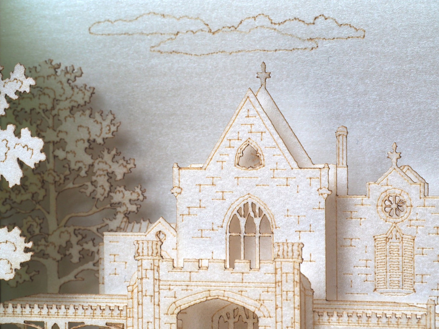 Wedding Wedding pop up wedding invitation. Lyndhurst on Hudson River in Tarrytown, New York, Lyndhurs. ColibriGift