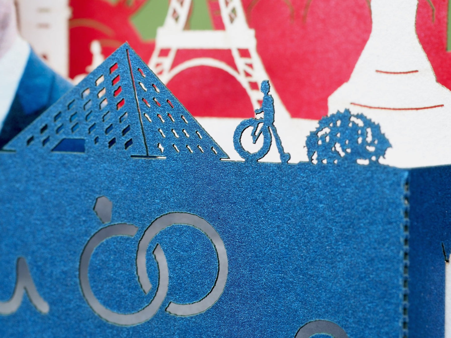 Will you Marry me Card France Landmarks pop-up card - ColibriGift