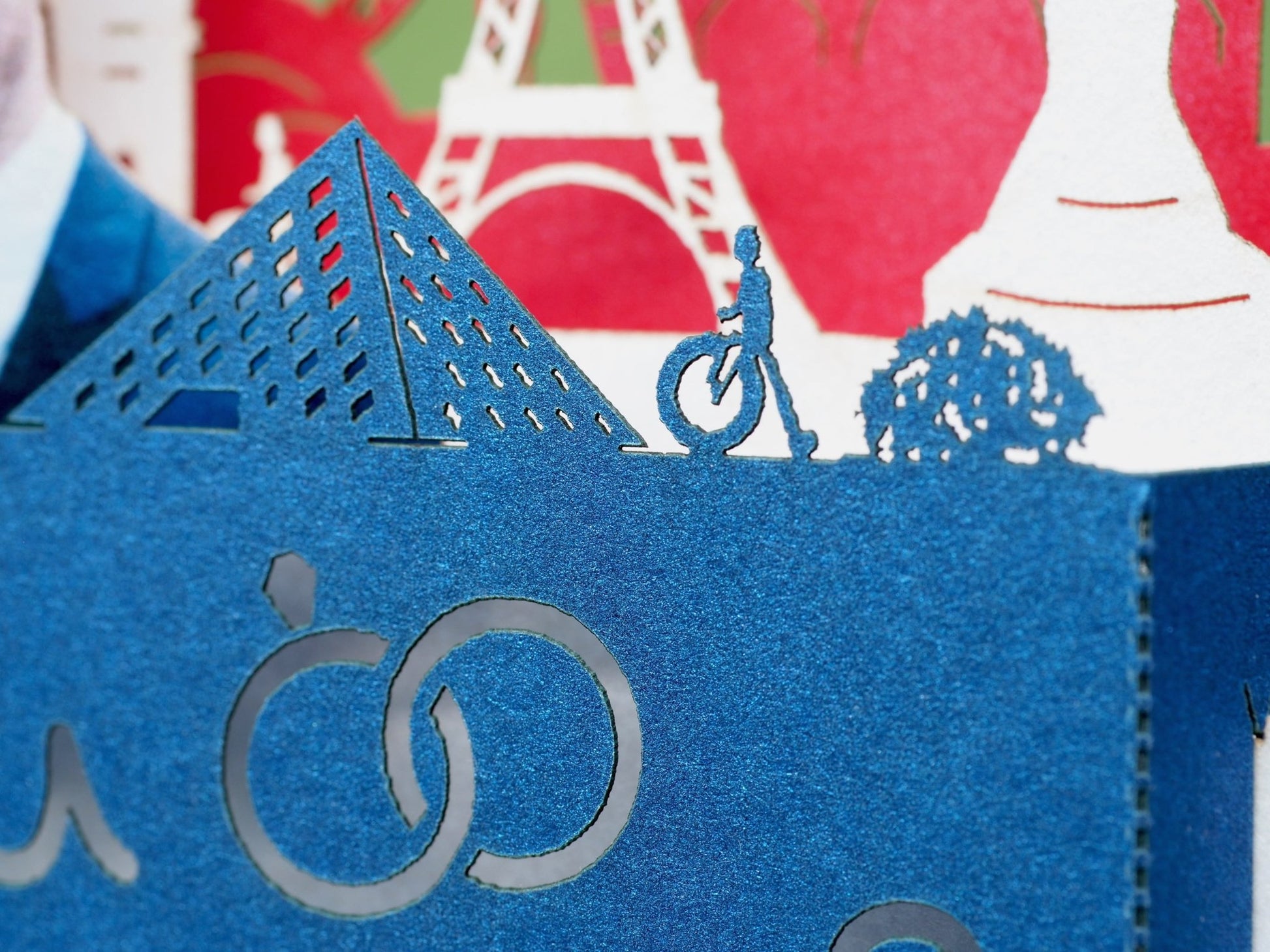 Will you Marry me Card France Landmarks pop-up card - ColibriGift