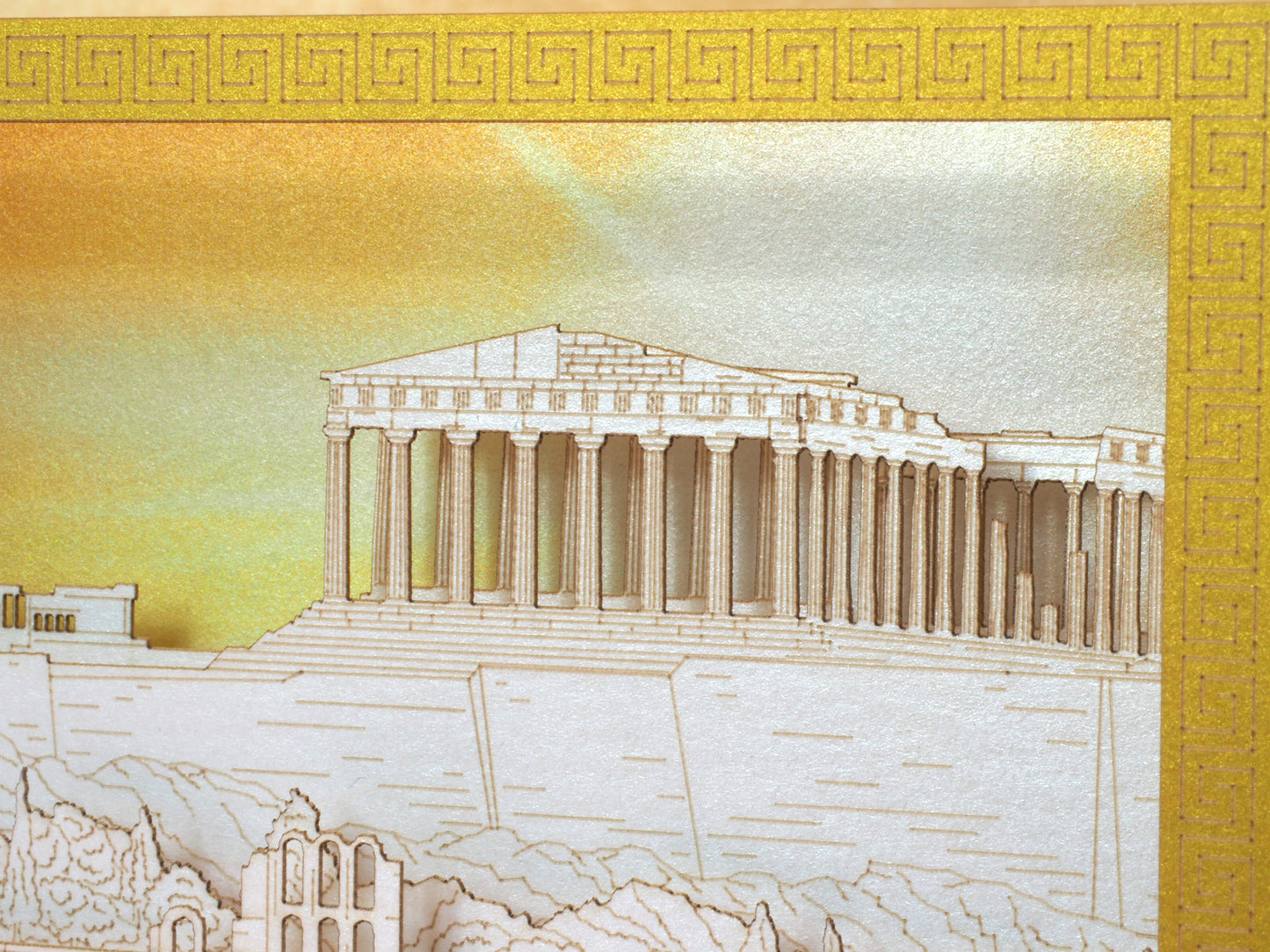 Parthenon Afina Greece miniature