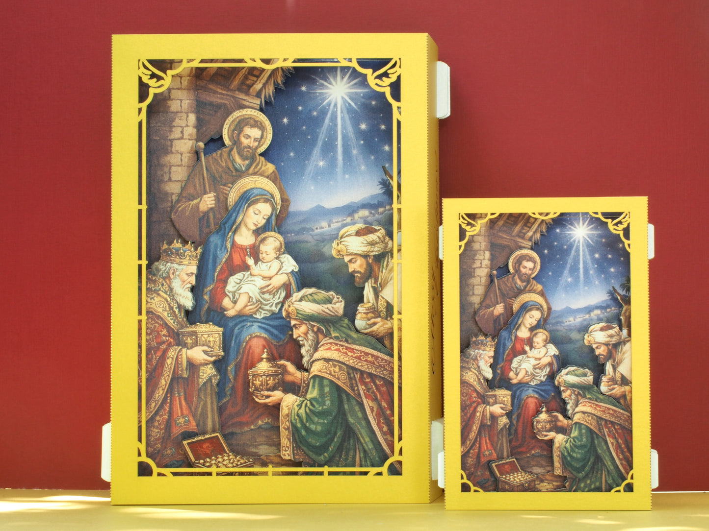 Nativity Jesus Crib Christmas card
