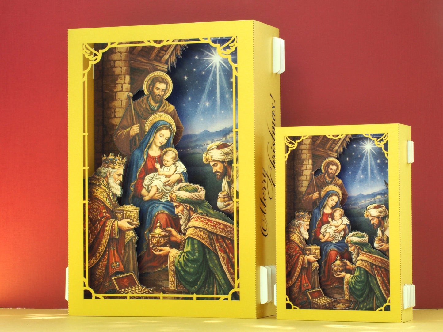 Nativity Jesus Crib Christmas card