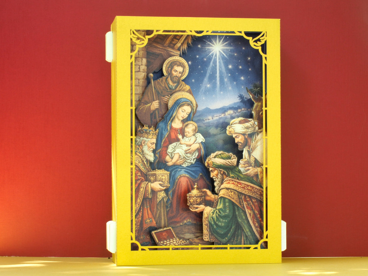 Nativity Jesus Crib Christmas card