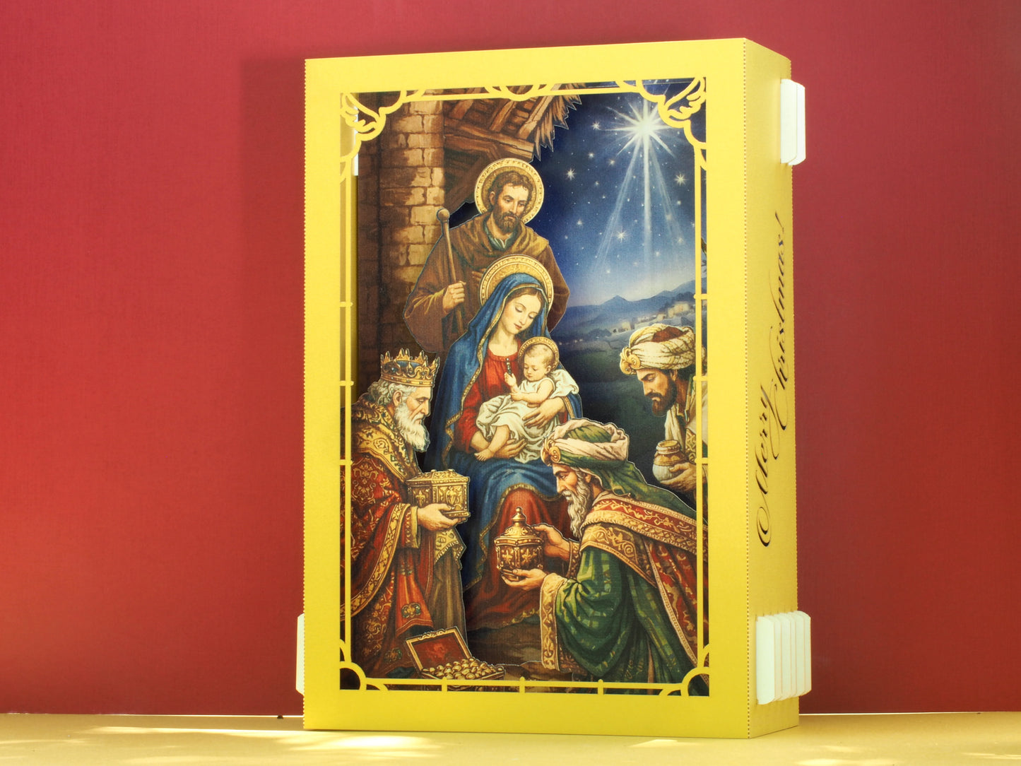 Nativity Jesus Crib Christmas card