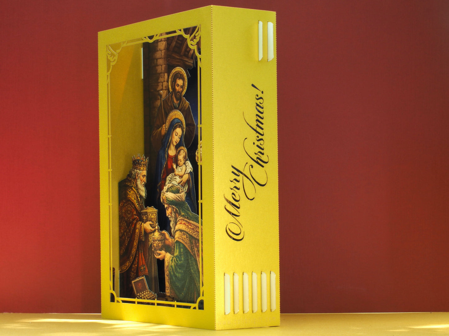 Nativity Jesus Crib Christmas card