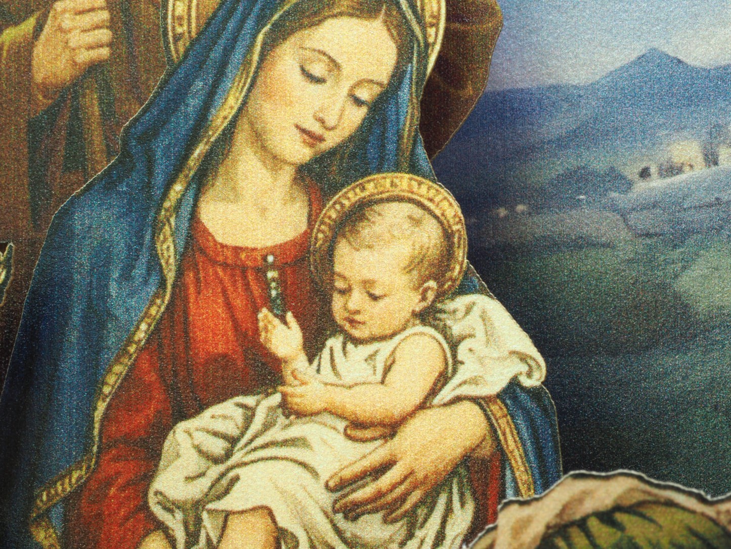 Nativity Jesus Crib Christmas card