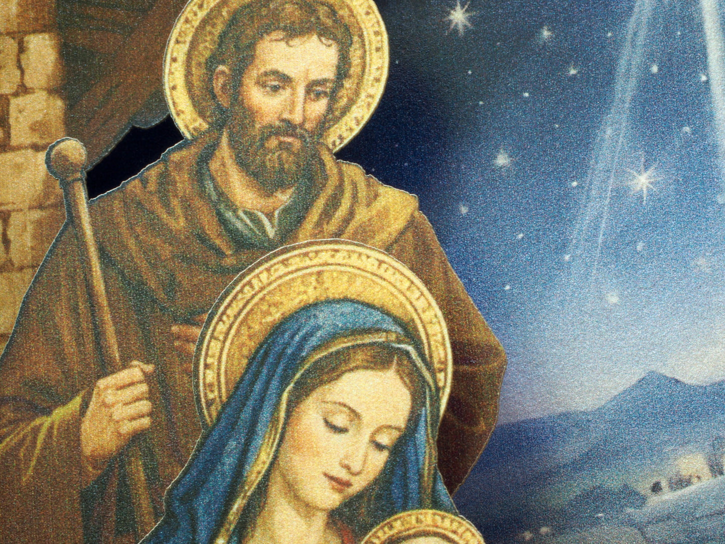 Nativity Jesus Crib Christmas card