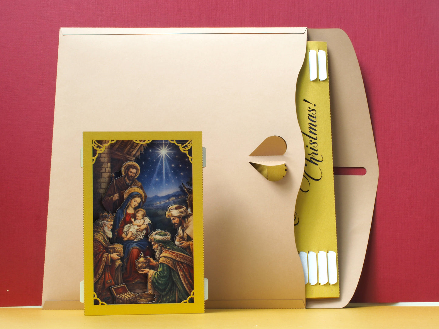 Nativity Jesus Crib Christmas card