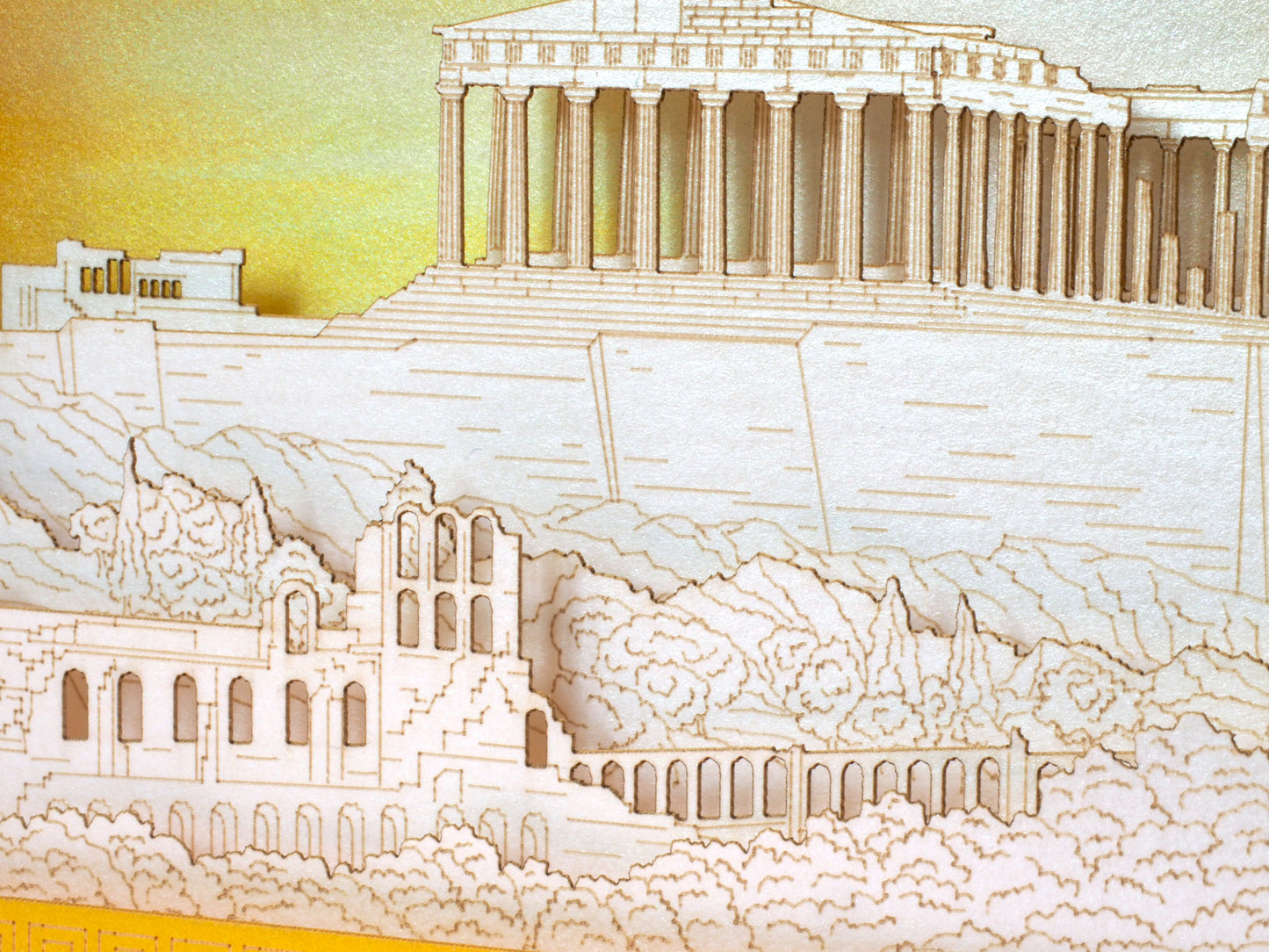 Parthenon Afina Greece miniature