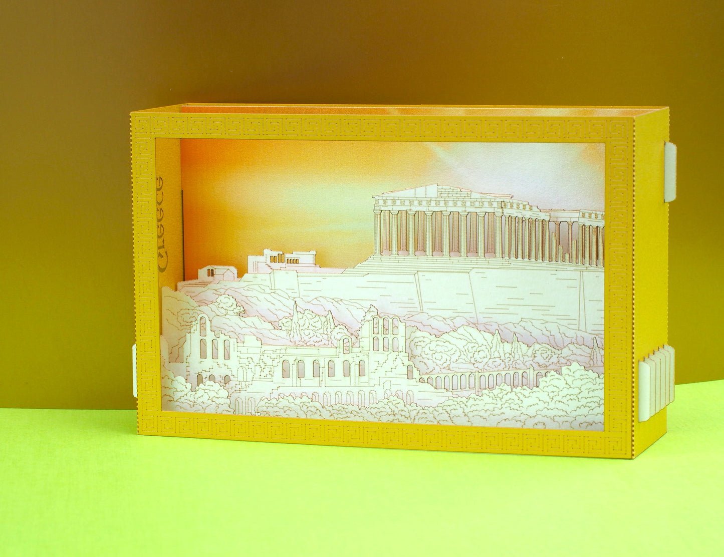 Pop up card Greece Afina Parthenon