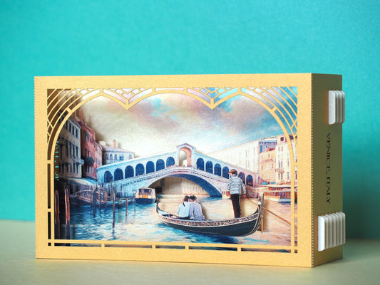 Venice Italy pop up card. Italian gitf. Italia Venezia