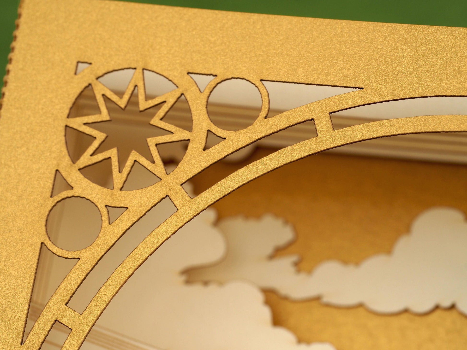 Italy. Florence Ponte Vecchio Bridge. Paper pop up card. Firenze Medieval. Arno river. Italian gift, present, presente Miniature craft model