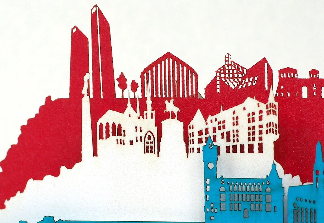 The Luxembourg Flag, Luxembourg pop-up card