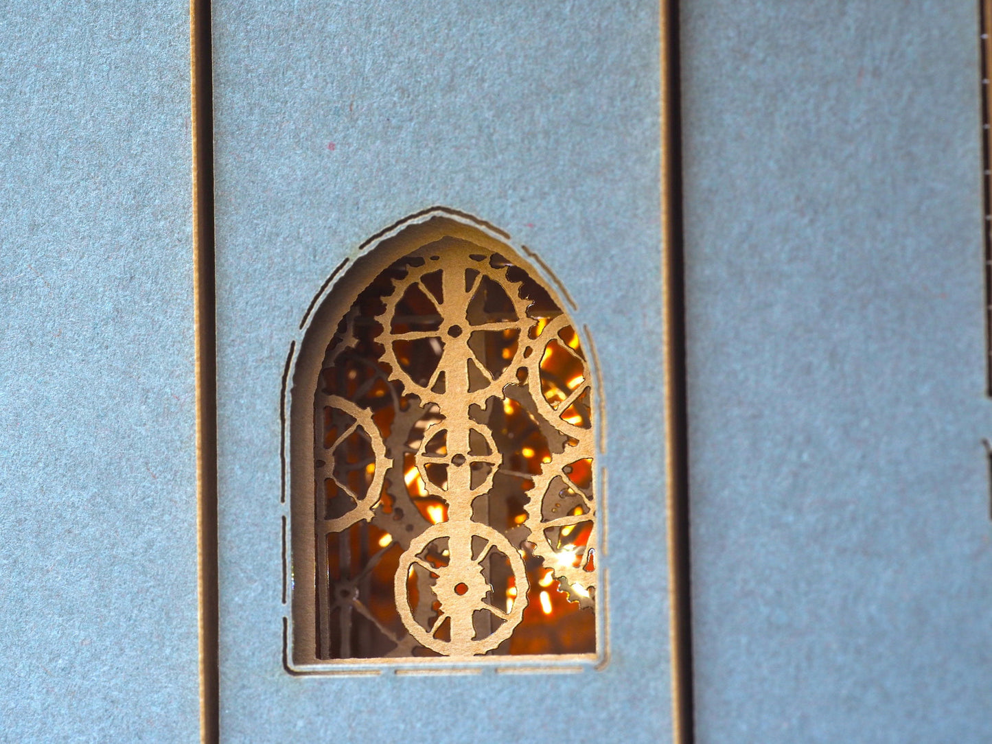 3d pop up paper model. The Prague Astronomical clock Orloj miniature craft. The Old Town Chezh kirigami artwokrs. Art object modeling