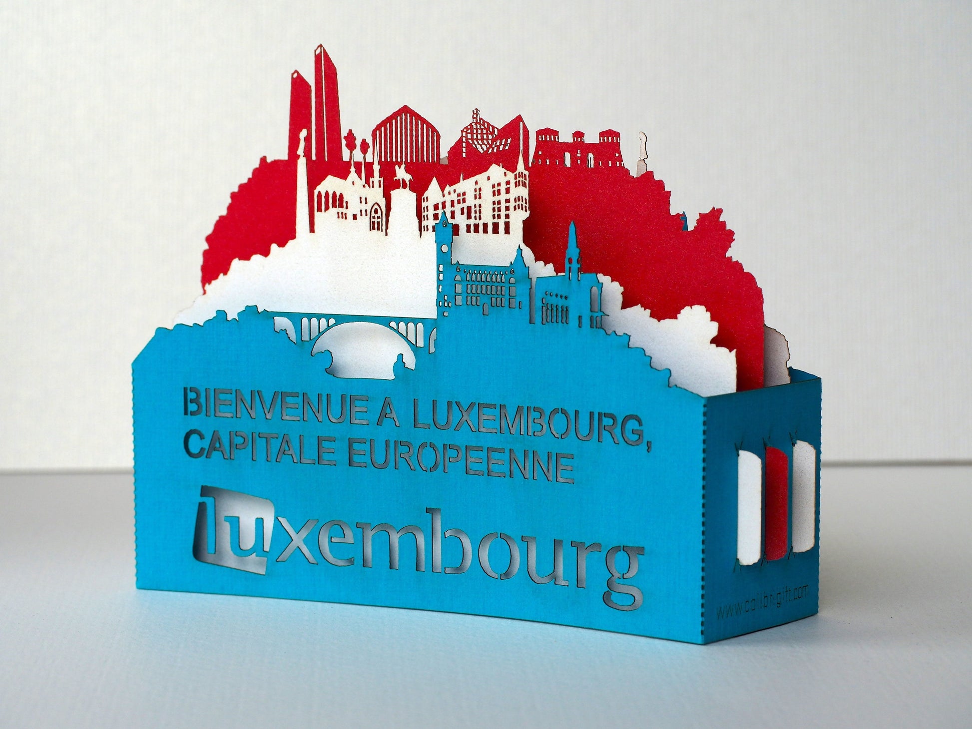The Luxembourg Flag, Luxembourg pop-up card
