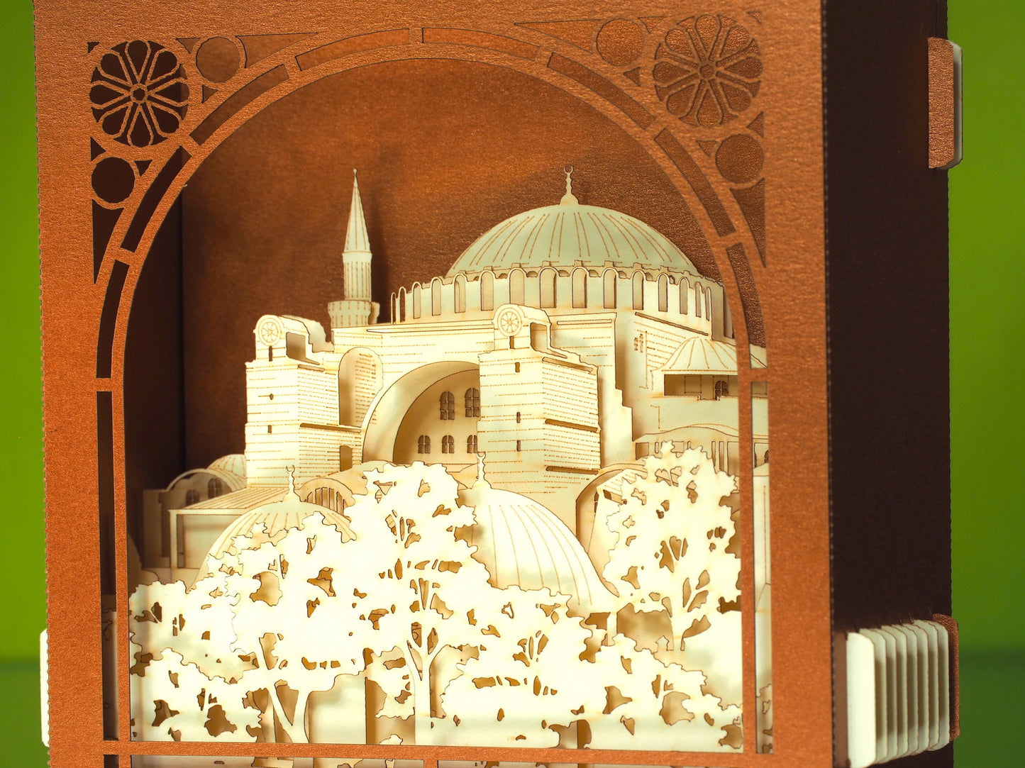 The Hagia Sophia, Istanbul, Turkey pop-up card
