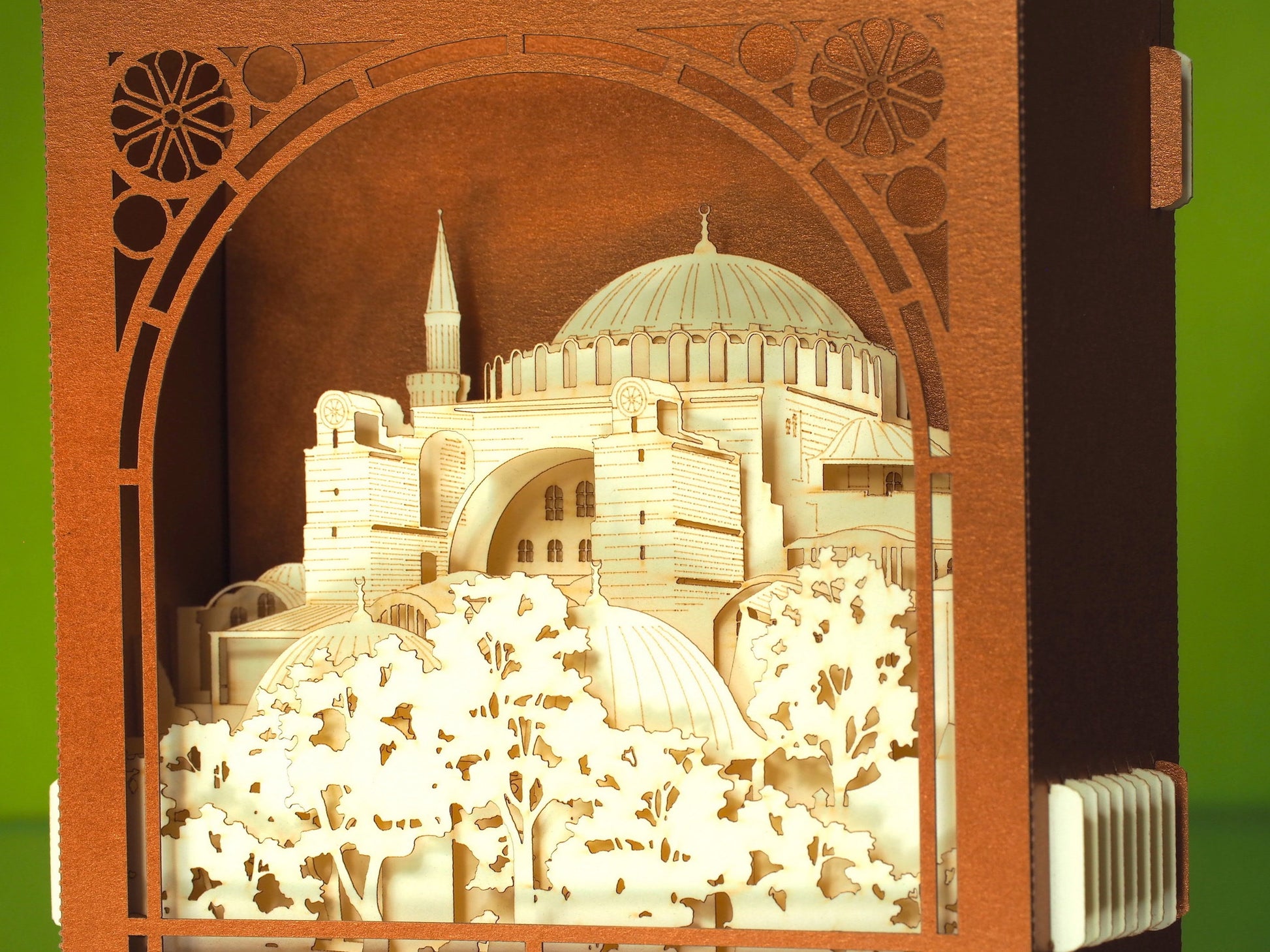 The Hagia Sophia, Istanbul, Turkey pop-up card