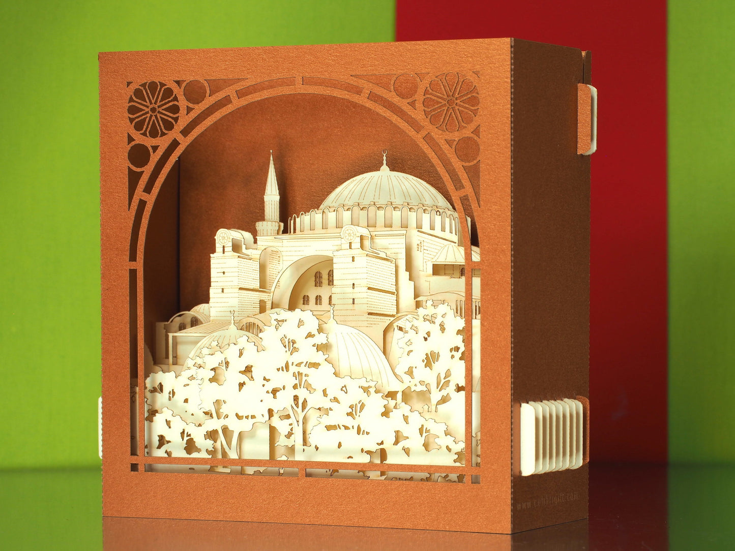 The Hagia Sophia, Istanbul, Turkey pop-up card
