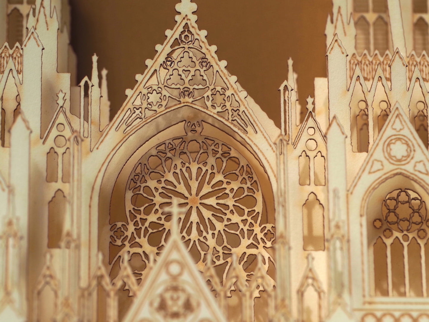 St.Patric Cathedral. America USA New York City. Parish Church Catholic Manhattan. Paper pop up card. NYC gifts. Religious souvenir Christmas