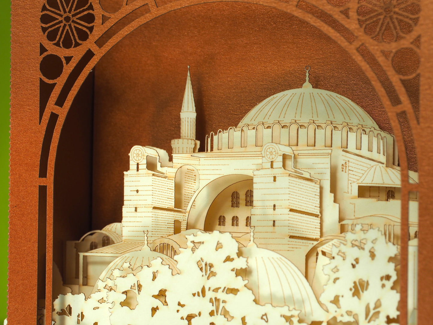 The Hagia Sophia, Istanbul, Turkey pop-up card