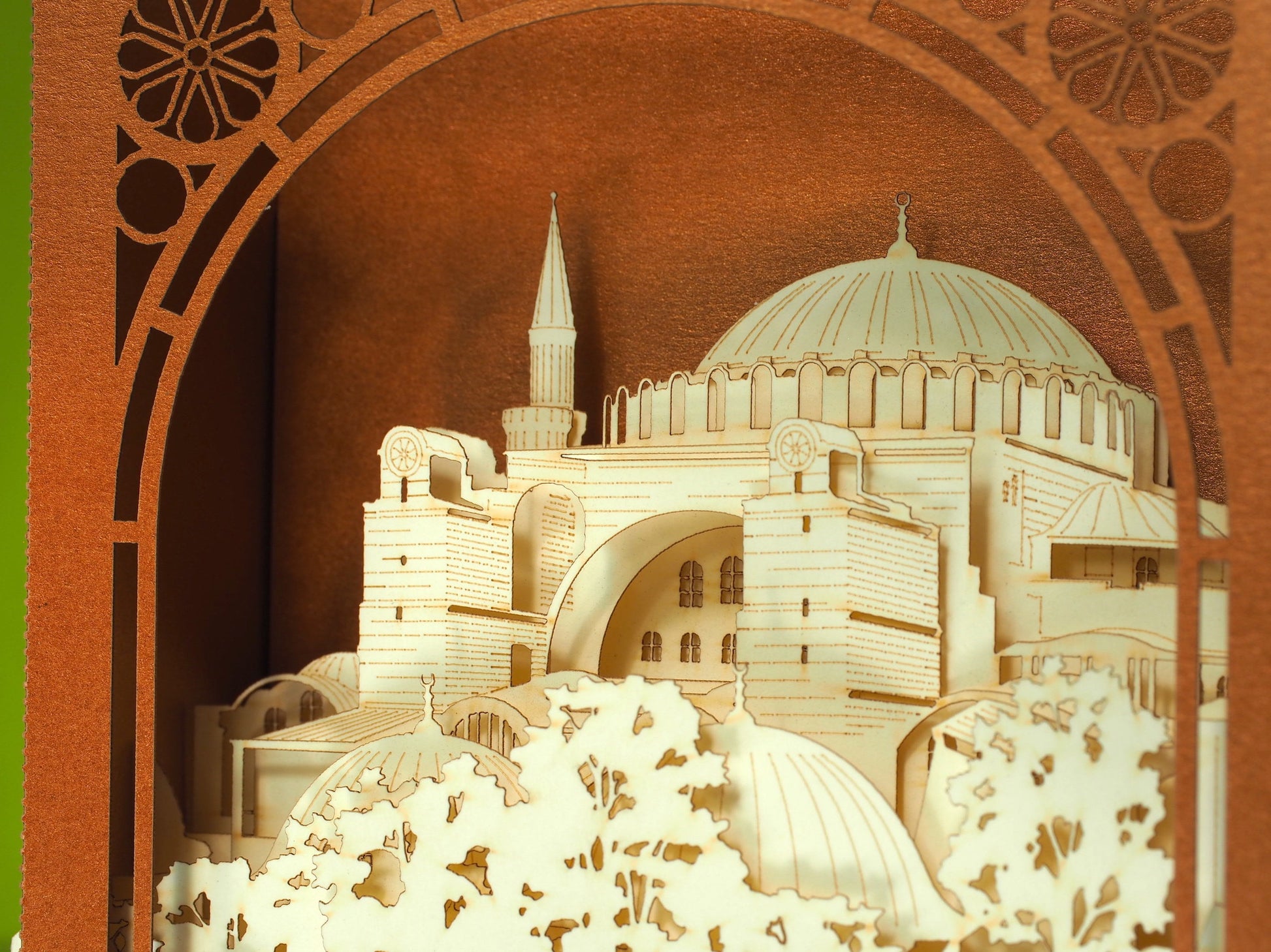 The Hagia Sophia, Istanbul, Turkey pop-up card