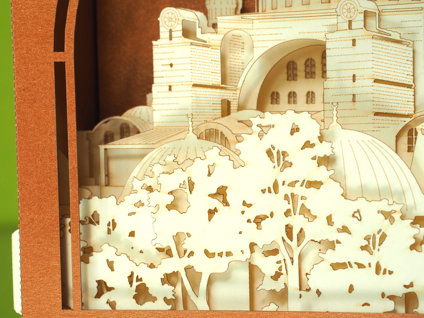 The Hagia Sophia, Istanbul, Turkey pop-up card