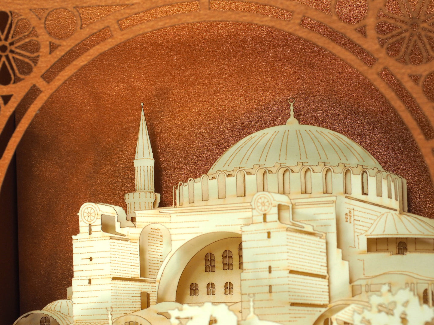 The Hagia Sophia, Istanbul, Turkey pop-up card