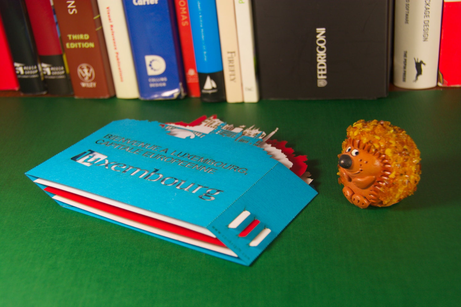 The Luxembourg Flag, Luxembourg pop-up card