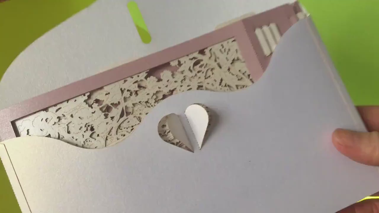 Wedding invitations. Nature, park, oak alley, dog, bride, groom. RSVP inserts. Paper pop up art customization. Outdoor, trees. Colibrigift