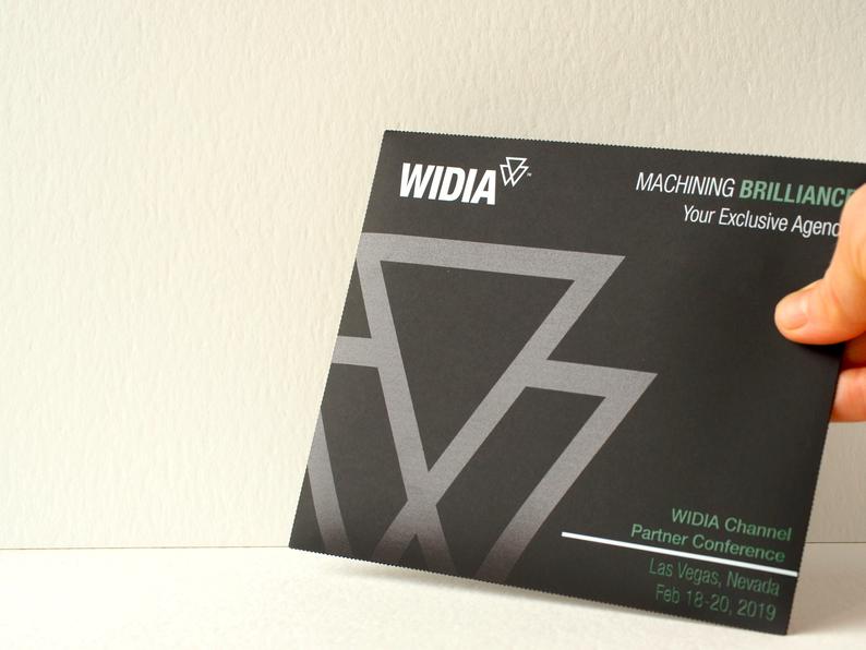 Custom design invitation for the Event, Exhibition, or conference with Logo. Pop up laser cut paper box card