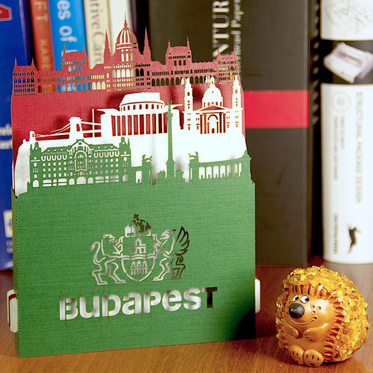 The Hungarian landmarks pop up card