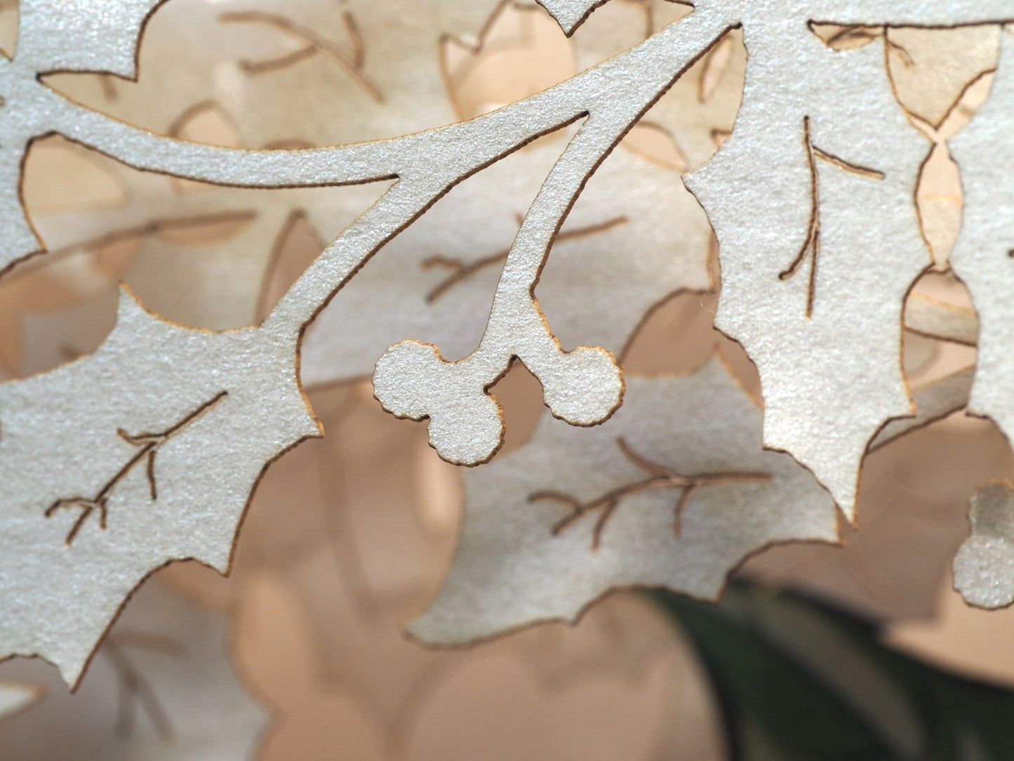 Poinsettia flower Christmas paper pop up
