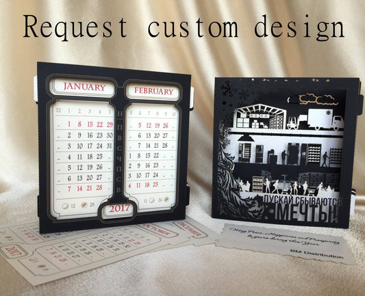 Corporate Company Souvenir pop-up card