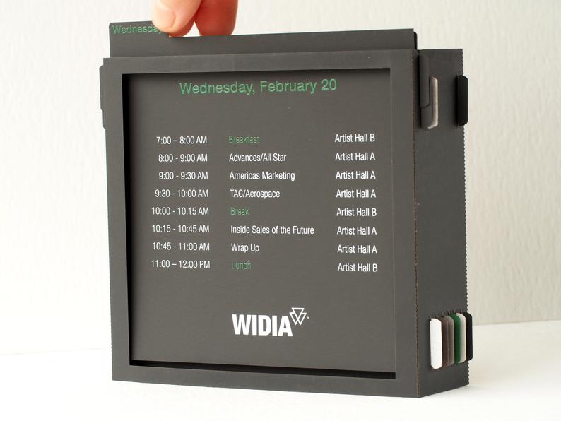 Custom design invitation for the Event, Exhibition, or conference with Logo. Pop up laser cut paper box card