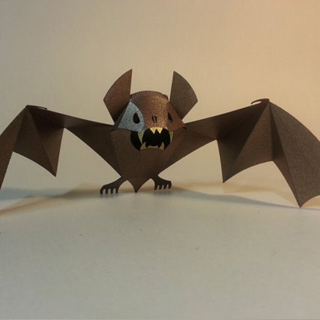 A Happy Halloween Decoration, The Mad Bat pop-up card - ColibriGift
