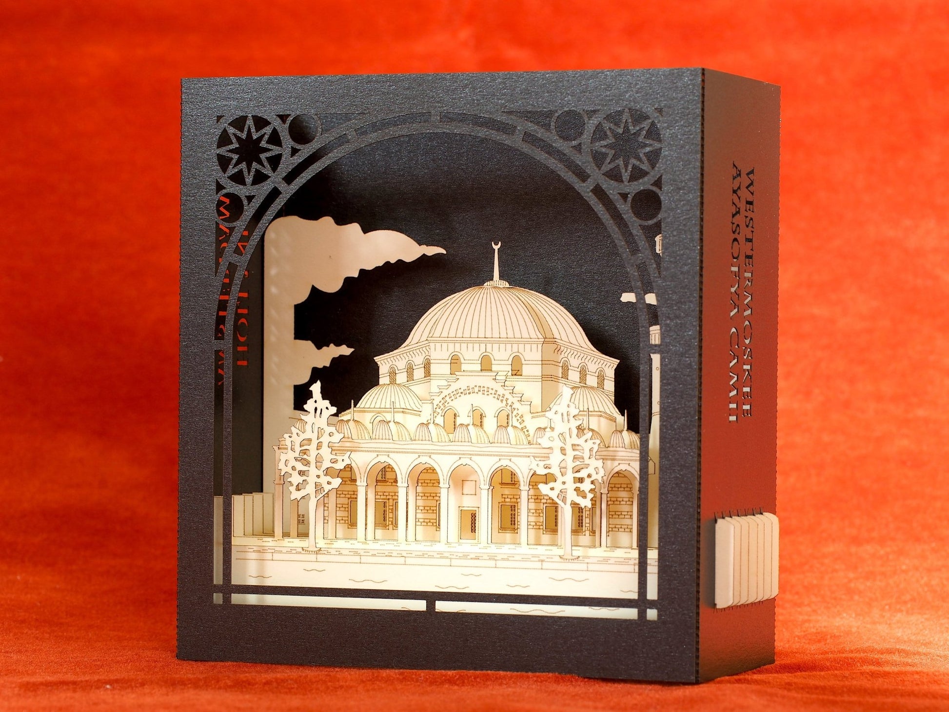 Amsterdam Sophia Westermoskee Ayasofya Camii Western Mosque Netherlands pop-up card - ColibriGift