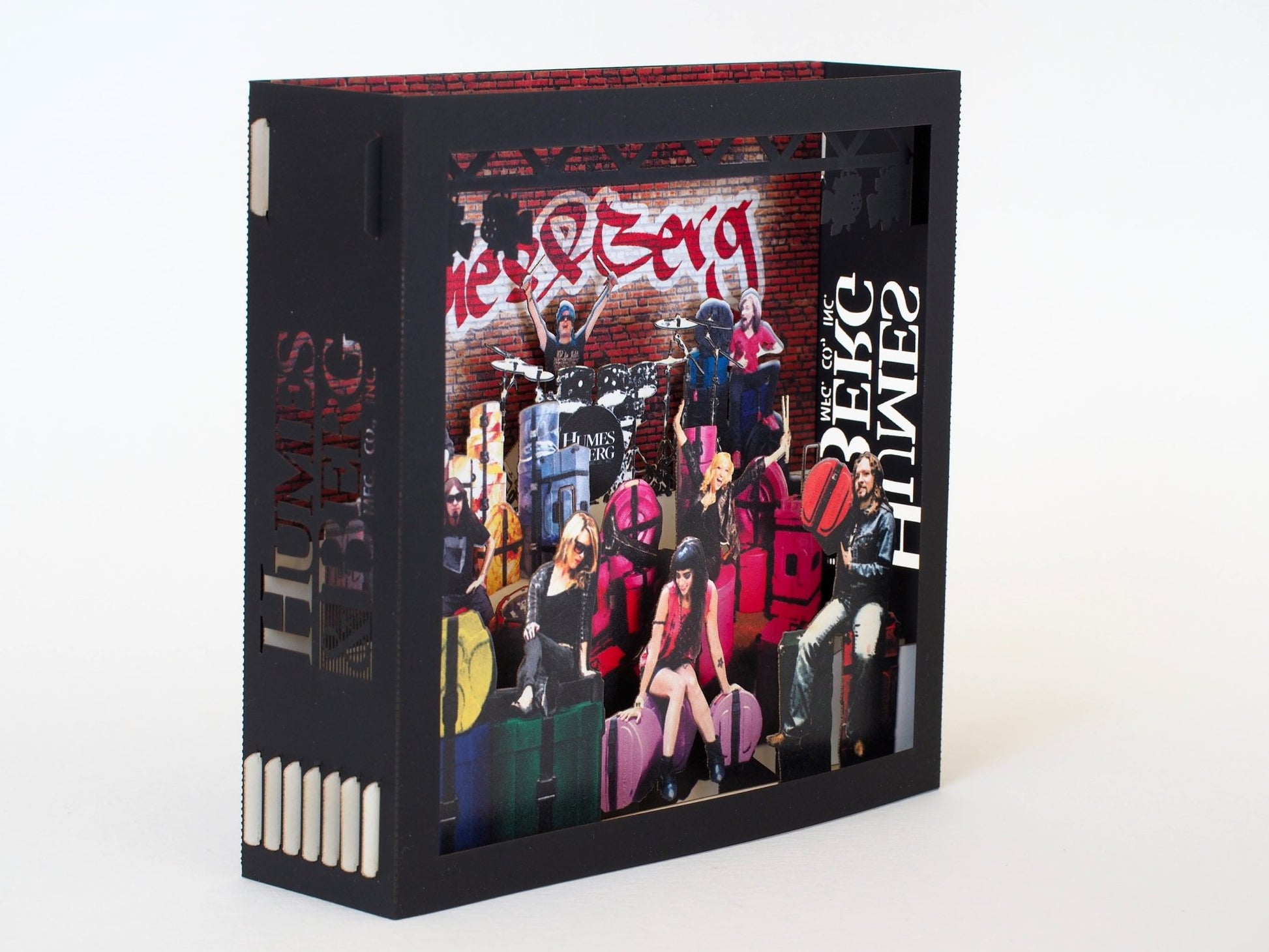 Custom design business card pop up