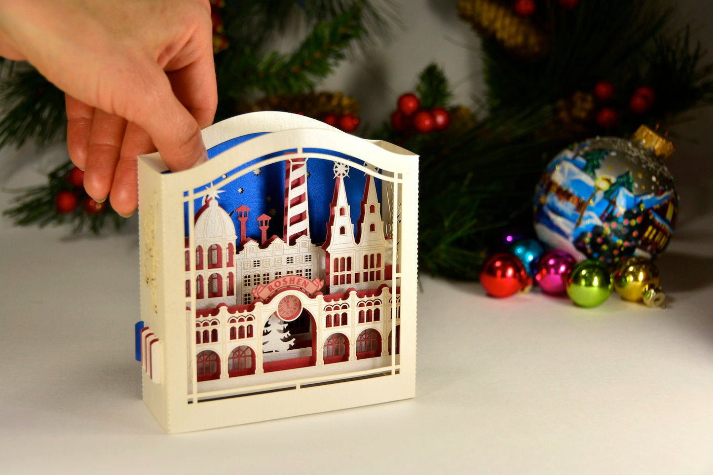 Christmas card for Company with Logo
