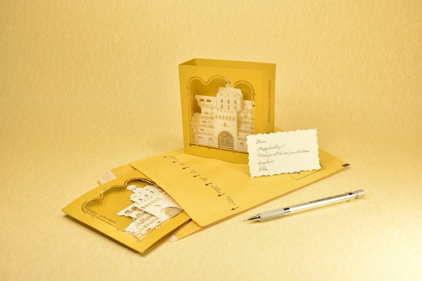 Collection of pop-up cards, Kyiv, Ukraine - ColibriGift