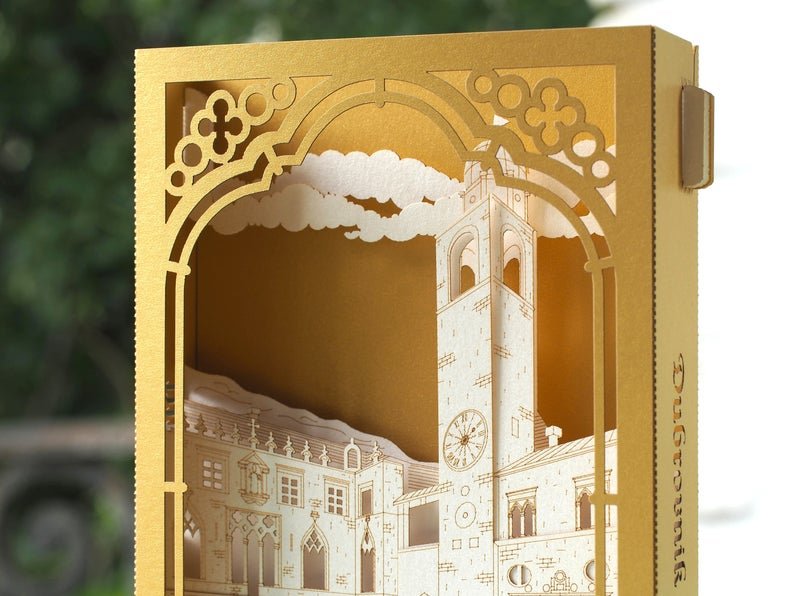 Dubrovnik Croatia Old Square Center pop-up card - ColibriGift