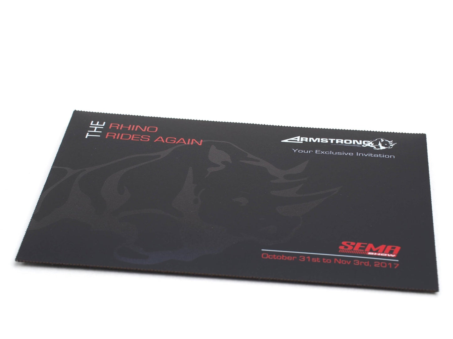 Laser cut invitation for conference