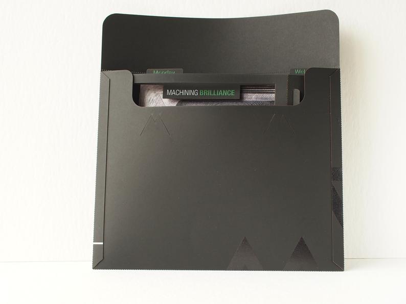 Custom design invitation for the Event, Exhibition, or conference with Logo. Pop up laser cut paper box card